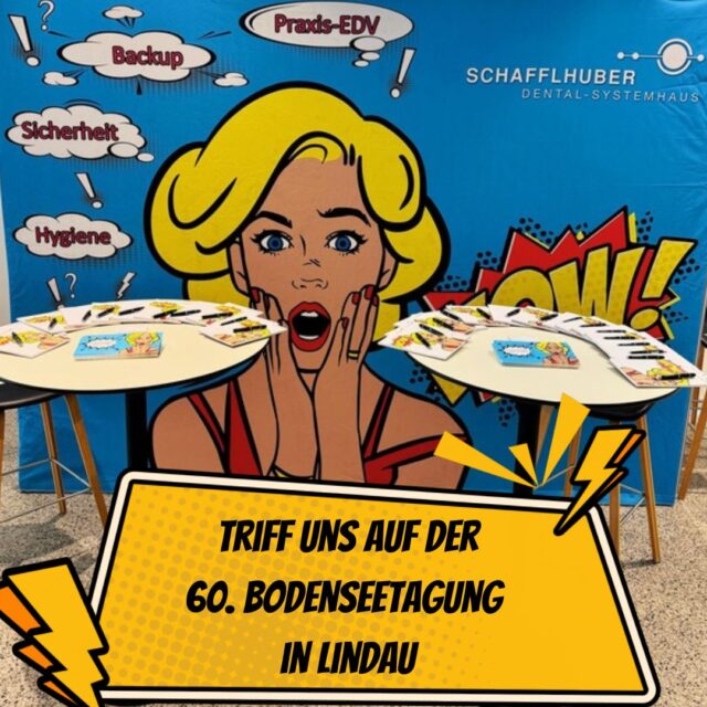 Vom 19. bis 20. September 2025 findet in Lindau die 60. Bodenseetagung statt – und auch in diesem Jahr sind wir wieder mit dabei.
Besuchen Sie uns gerne an unserem Stand: Wir freuen uns auf anregende Gespräche und den persönlichen Austausch.
Als kleine Besonderheit haben wir zudem einen attraktiven Gutschein für Sie vorbereitet.
Wir freuen uns auf Ihr Kommen! 

#Dentalsystemhaus #Schafflhuber #Bodenseetagung #Fachmesse #Systembetreuer #Zahnarzt